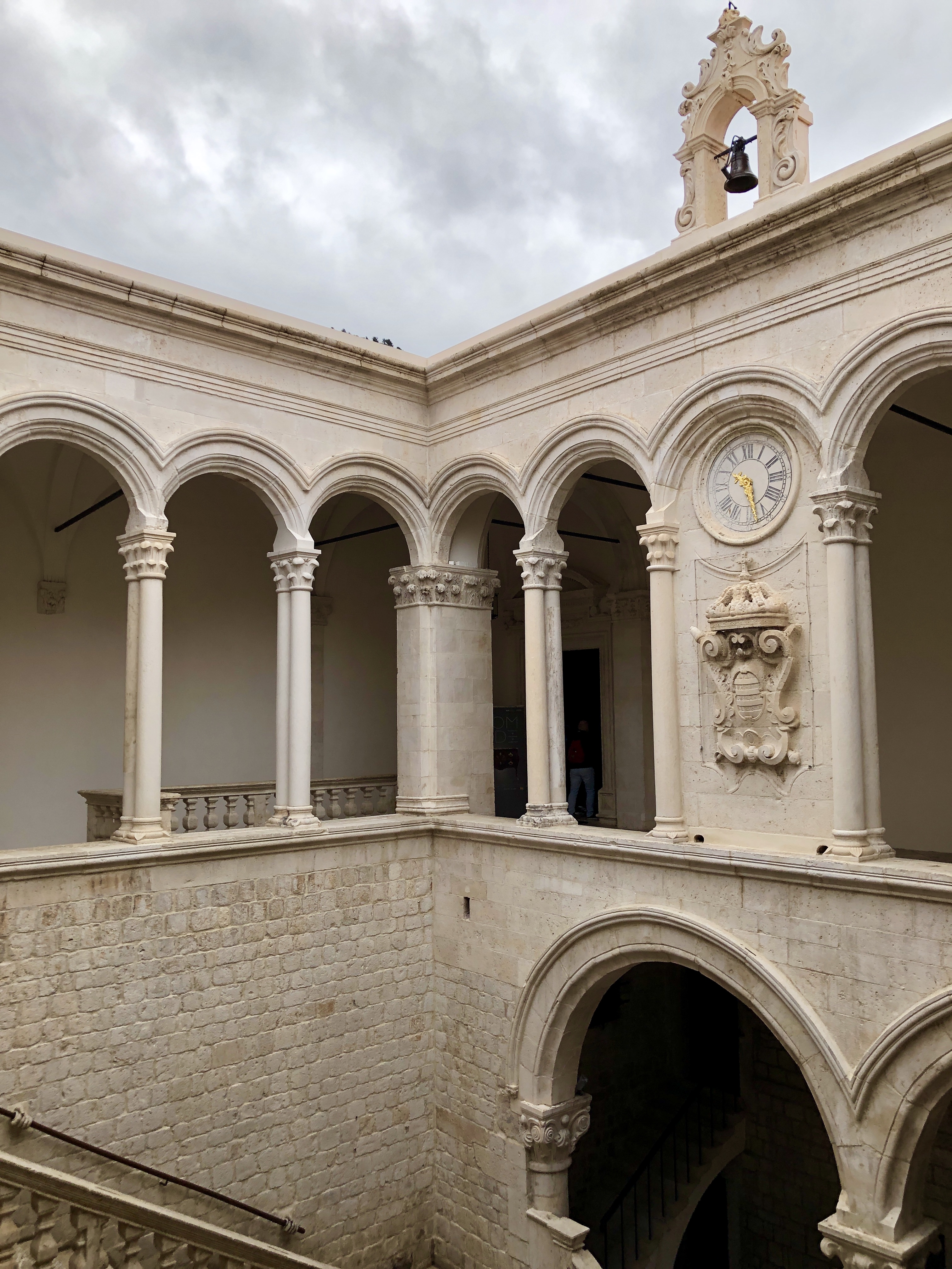 Tracy Dunn visiting Rector's Palace in Dubrovnik, Croatia. Built in the 13th Century
