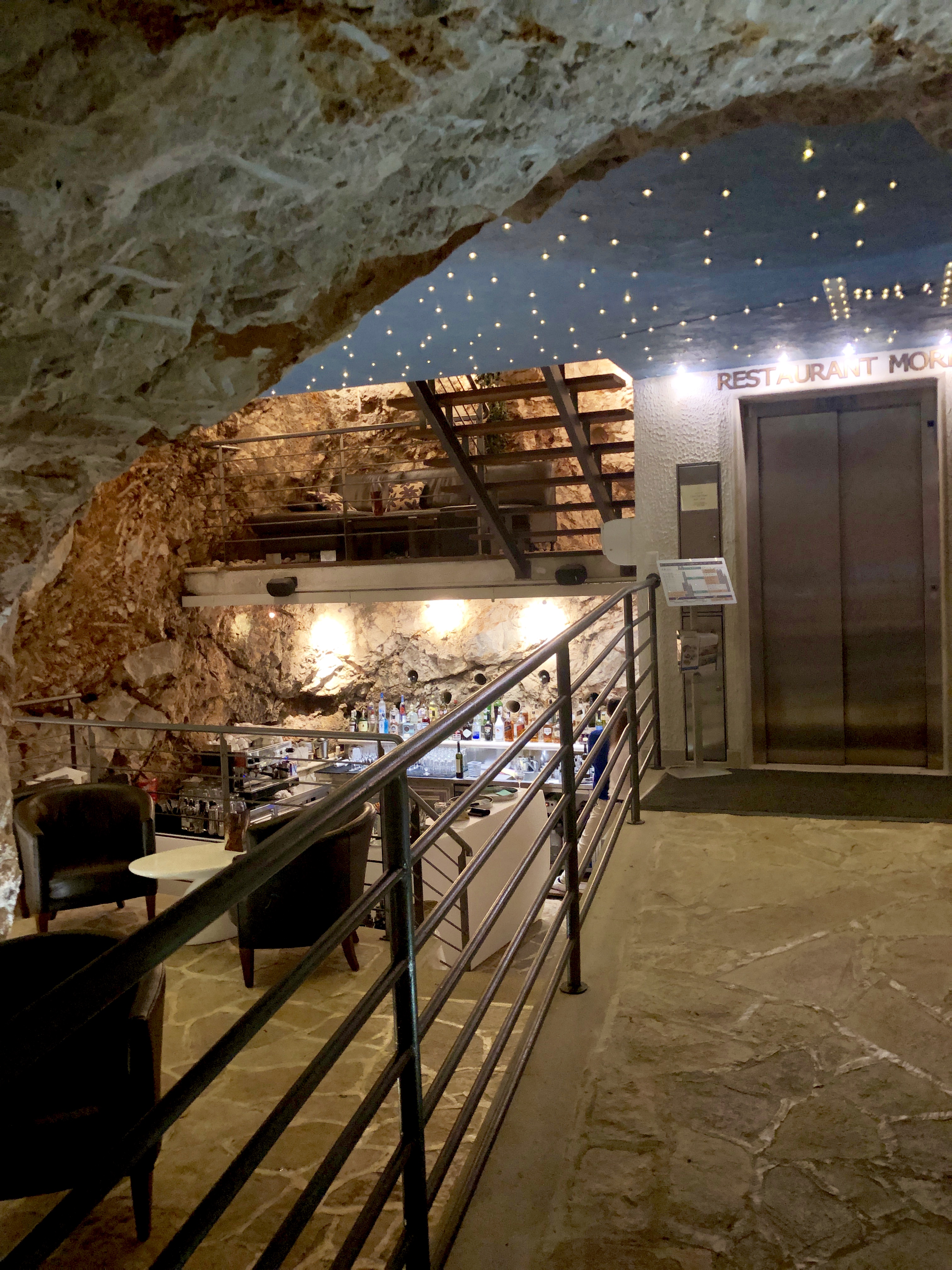 Tracy Dunn at the Cave Bar in Dubrovnik, Croatia