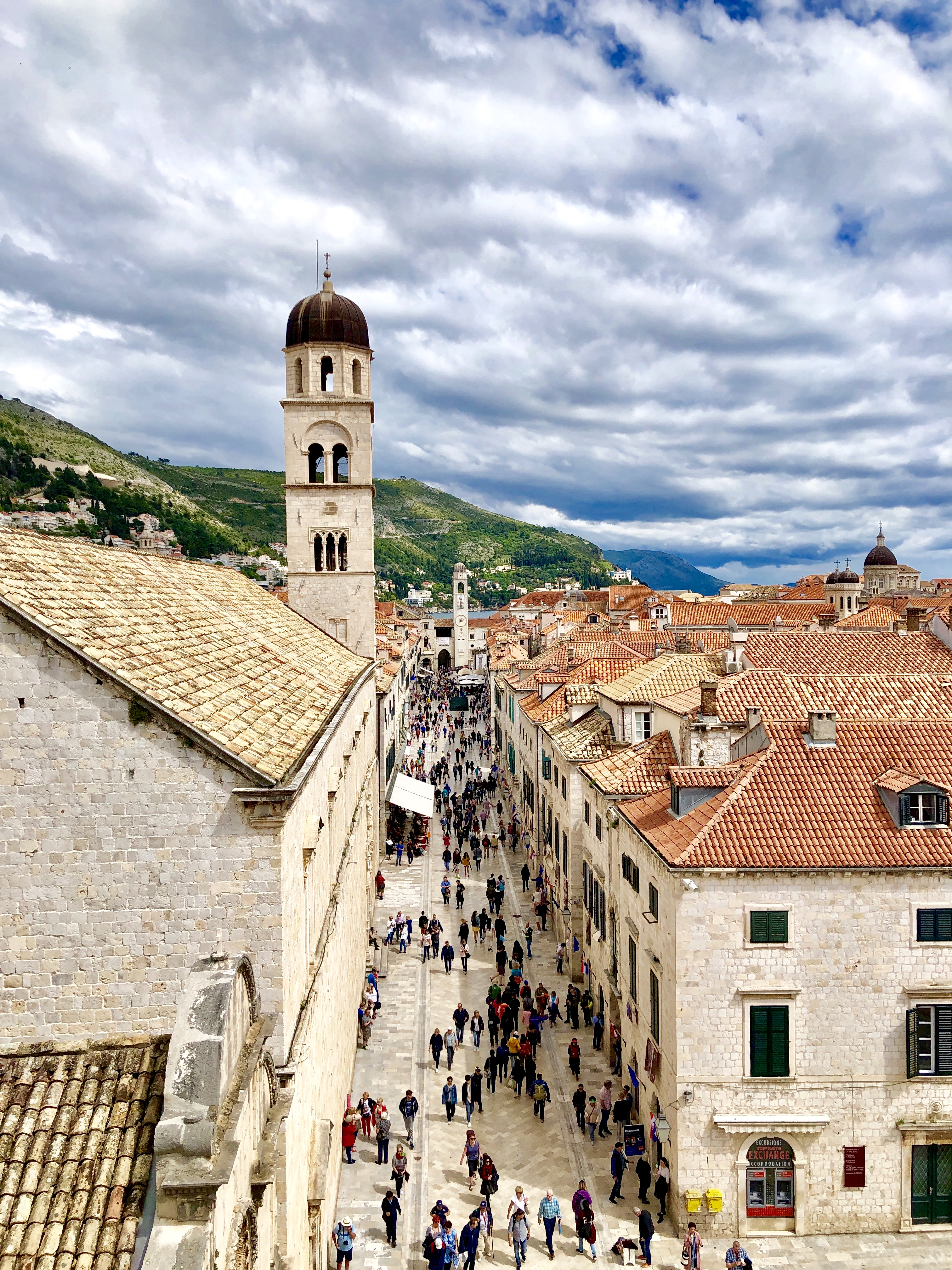 Tracy Dunn's top 12 things to do in Dubrovnik, Croatia - walking the Placa - great people watching, shops, and cafes. Walking at night is beautiful too.