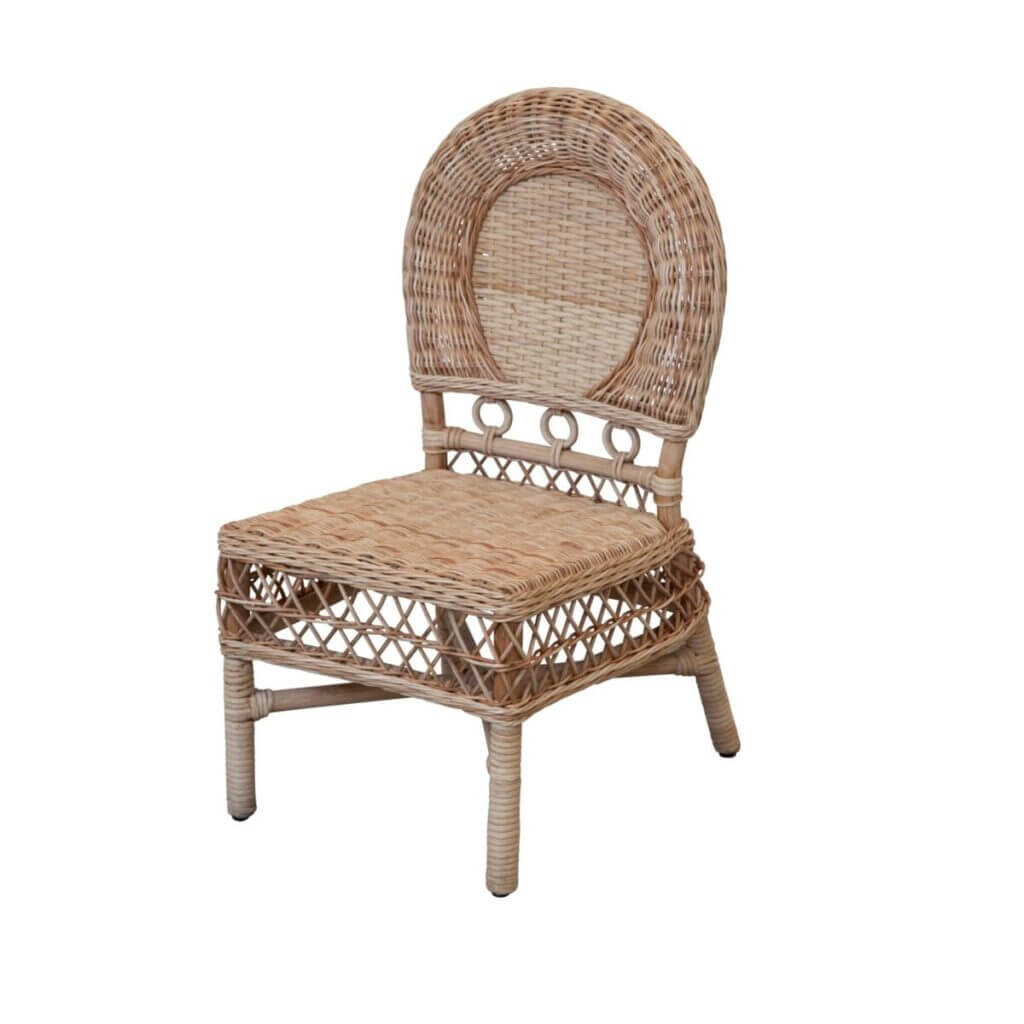 Tracy Dunn Design - Child's Coastal Wicker Play Chair