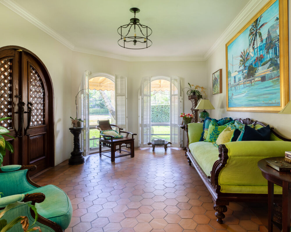 Classic Waterfront Home Family Room 2